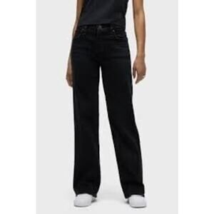 Hudson Rosie High-Rise Wide Leg Jean Size 2 13 inch waist 27 in inseam MSRP $195